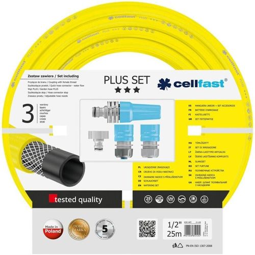 Conjunto de irrigação Cellfast plus - 25 Metros de Ø1/2' (12,5mm)