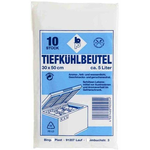 Tiefkühlbeutel 5,0 l, 30 x 50 cm, 10 Stück