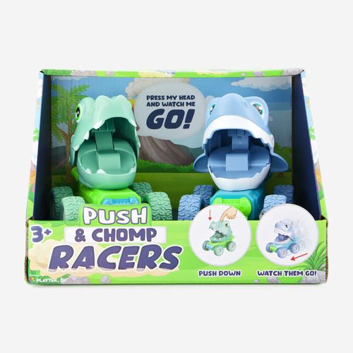 2er-Pack Push & Chomp Racers Spielzeugautos