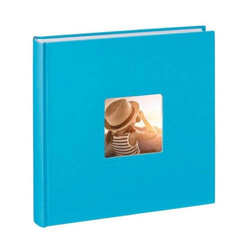 Hama Fotoalbum Jumbo Fotoalbum 30 x 30 cm, 100 Seiten, Album, Malibu, blau