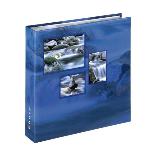 Hama Einsteck-Fotoalbum Memo-Album "Singo", für 200 Fotos im Format 10x15 cm, Aqua, Fotoalbum, blau