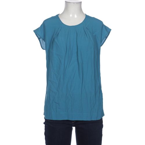 Rene Lezard Damen Bluse, blau, Gr. 34