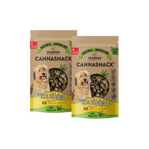 Sparrow CannaSnack mit CBD Huhn 150g 2x15 g