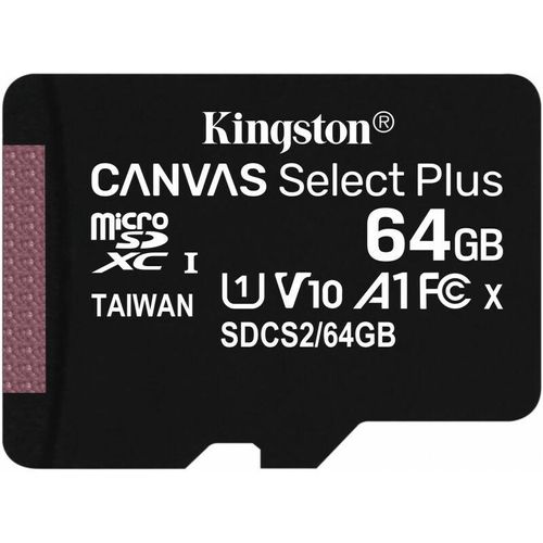 SDCS2/64GBSP - MicroSDXC-Speicherkarte 64GB, Canvas Select Plus (SDCS2/64GBSP) - Kingston