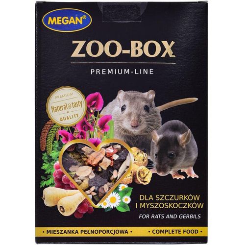 Mega - n Zoo-Box - Futter für Ratten und Rennmäuse - 550 g