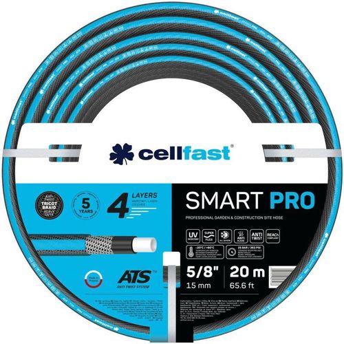 Mangueira de jardim Cellfast smart pro ats de 4 camadas - 20 metros de Ø5/8' (15mm)