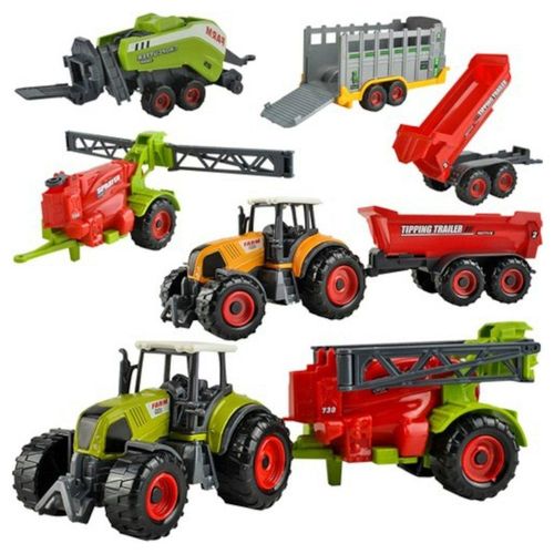ISO TRADE Spielzeug-Traktor Farm Maschinen