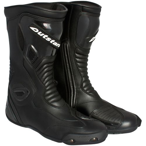 Motorradstiefel ROLEFF "Zolder" Schuhe Gr. 44, schwarz Motorradstiefel