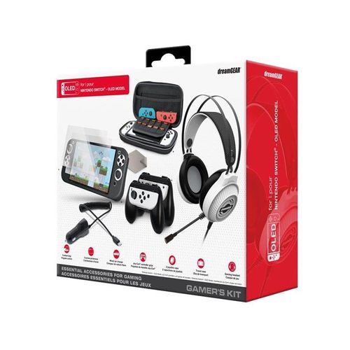 dreamGEAR Gamer'S Kit Black/White - Nintendo Switch