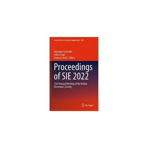 Proceedings Of Sie 2022 Kartoniert (TB)
