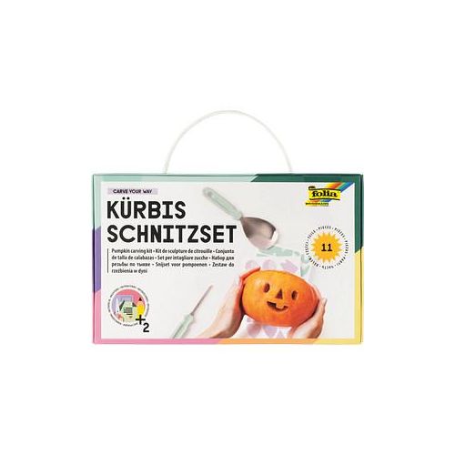 folia Bastelwerkzeug Kürbisschnitz-Set mint