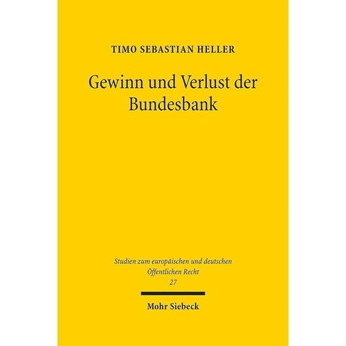 Gewinn und Verlust der Bundesbank - Timo Sebastian Heller, Leinen