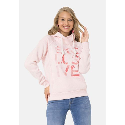 Kapuzensweatshirt CIPO & BAXX Gr. L, rosa Damen Sweatshirts