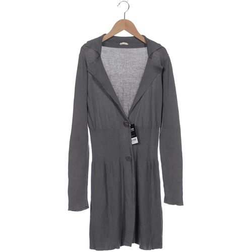 Grüne Erde Damen Strickjacke, grau, Gr. 36