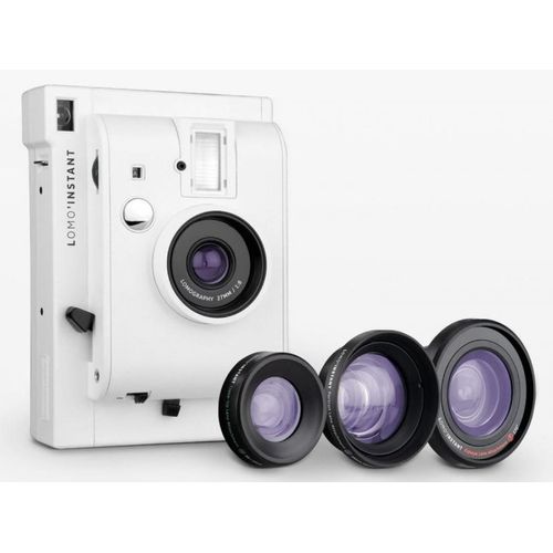 Lomography Lomo'Instant Mini White + 3 Objektive