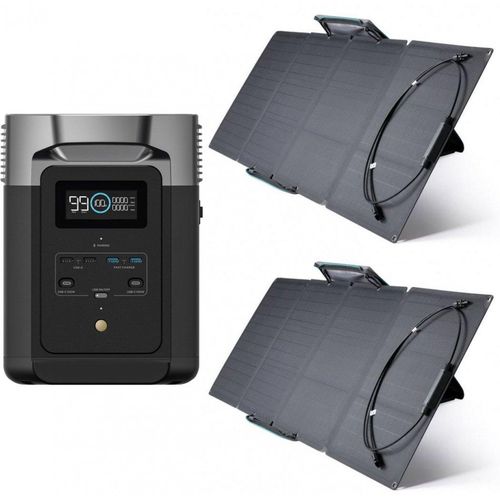 EcoFlow DELTA 2 + 2x 110W Solarpanel