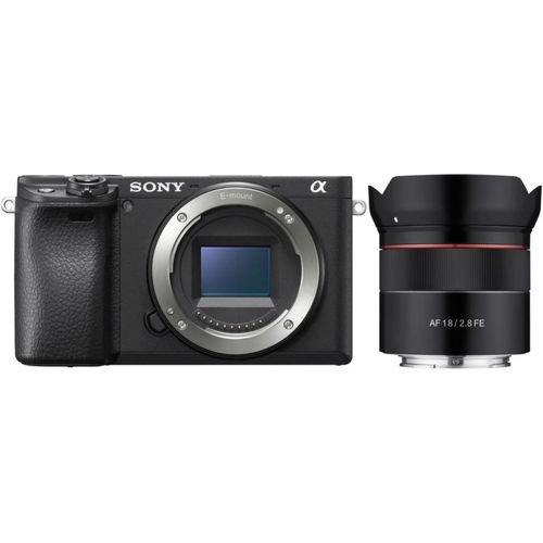 Sony Alpha ILCE 6400 + Samyang AF 18mm F2.8 - nach 100 EUR Sony A6400 Sofortrabatt