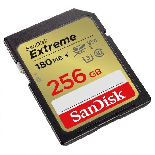 SanDisk SDXC Extreme 256GB 180MB/s V30 UHS-I