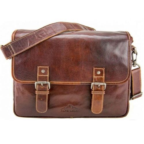 Alpenleder Camera Bag Reporter Brandy