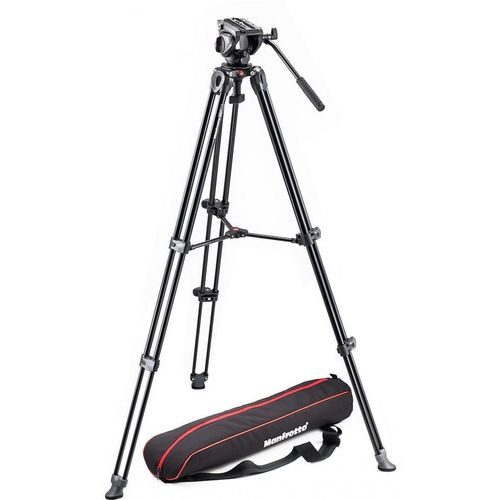 Manfrotto MVK500AM Videostativ-Set MVT502AM + MVH500A Neiger