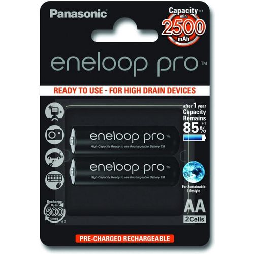 Panasonic eneloop pro AA-Mignon 2500mAh 2er