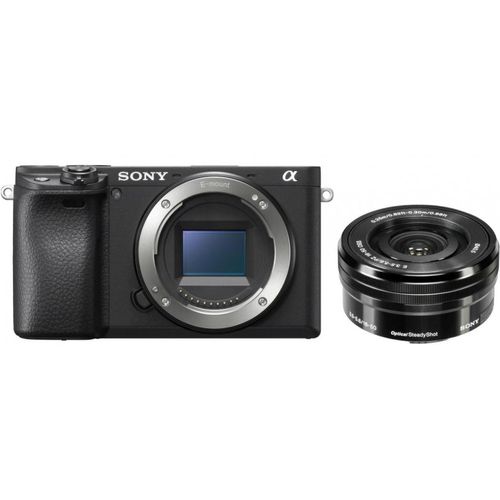 Sony Alpha ILCE-6400 + 16-50mm OSS schwarz - nach 100 EUR Sony A6400 Sofortrabatt