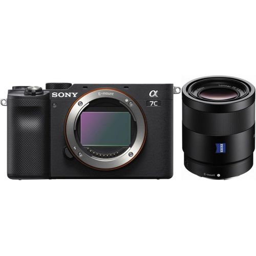 Sony Alpha ILCE-7C schwarz + SEL Sony Sonnar T* FE 55mm F1,8 - abzgl. 100,00€ Welcome to Alpha-Bonus