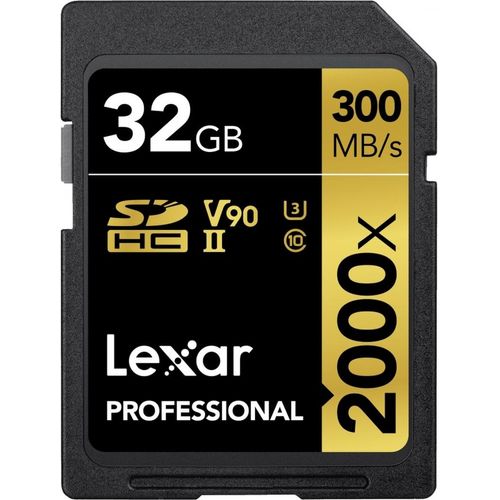 Lexar Professional SDHC 32GB 2000x UHS-II V90