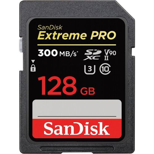 SanDisk SDXC Extreme Pro 128GB 300MB/s V90 UHS II