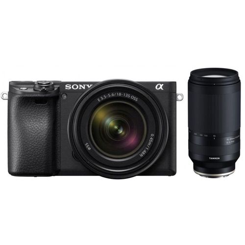 Sony Alpha ILCE-6400 + 18-135mm OSS + Tamron 70-300mm f4,5-6,3 Di III - nach 100 EUR Sony A6400 Sofortrabatt