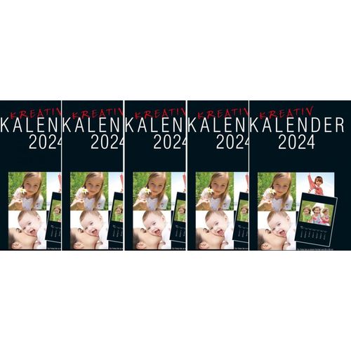 Kalender 2024 für 20x30 Fotos 5er Pack