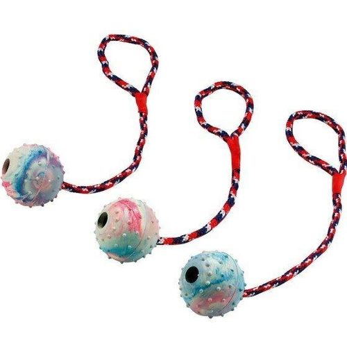 Kerbl Ball am Seil mit Glöckchen, Ø 6 cm, 30 cm
