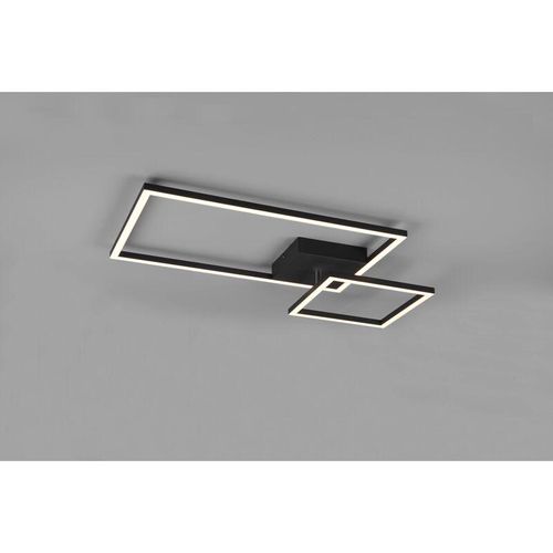 Schwarze led-deckenleuchte mit gelenk 25w 4000k