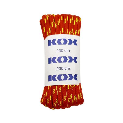 KOX - Schnürsenkel Rot/Gelb Gr. 42-49 - Rot/Gelb
