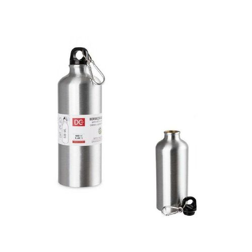 Flasche aluminiumflasche mit karabinerkapazität 600ML 7,3X21CM 0224858