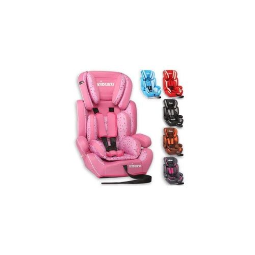 Kiduku - Autokindersitz Kinderautositz Autositz Kindersitz 9-36kg Gruppe 1+2+3 Rosa/Pink