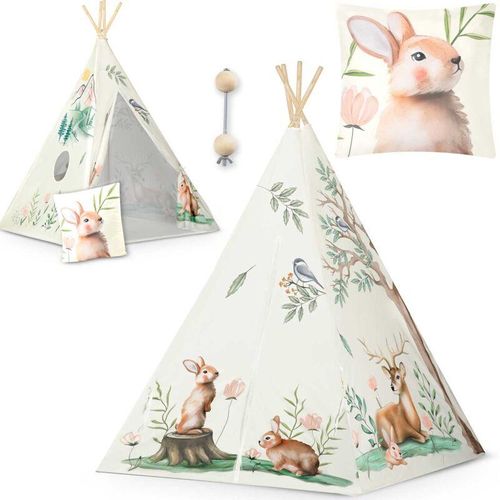 Nukido Tipi-Zelt für Kinder – Beige