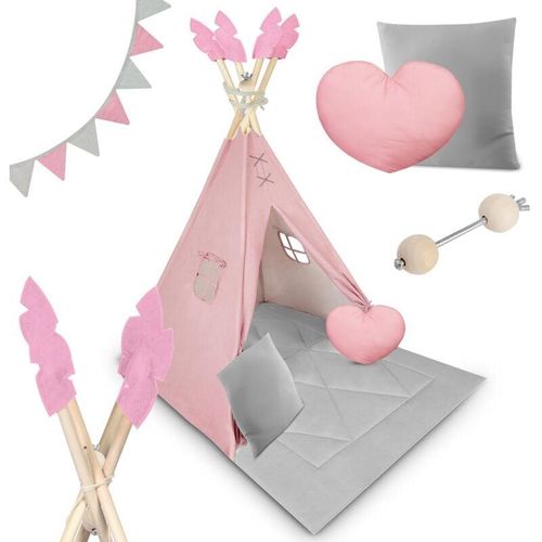 Tipi-Zelt für Kinder NK-406 Nukido – rosa