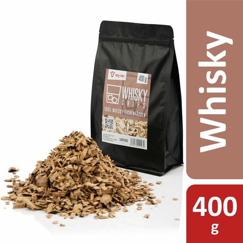 Bbq-toro - Whisky Smoker Chips 400 g aus 100% Whisky-Eichenfässer