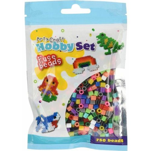 12x Bügelperlen Basteln Set 750er Steck Farben Beads Freizeit Kinder Spielzeug