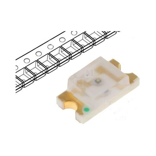 GELBE SMD-LED-Diode 3,2x1,6mm 10mcd 1206