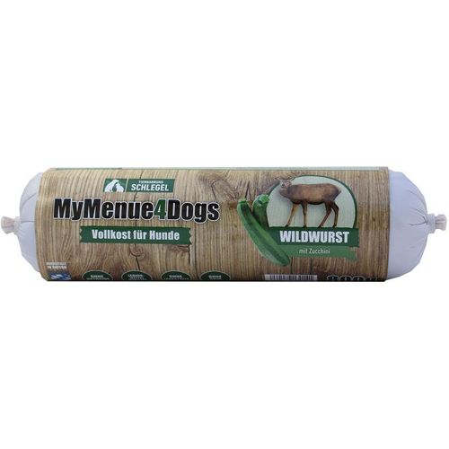 MyMenue4Dogs Hundefutter Wildwurst - 800 g