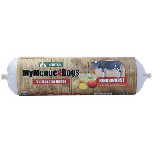 MyMenue4Dogs Hundefutter Rindswurst - 800 g