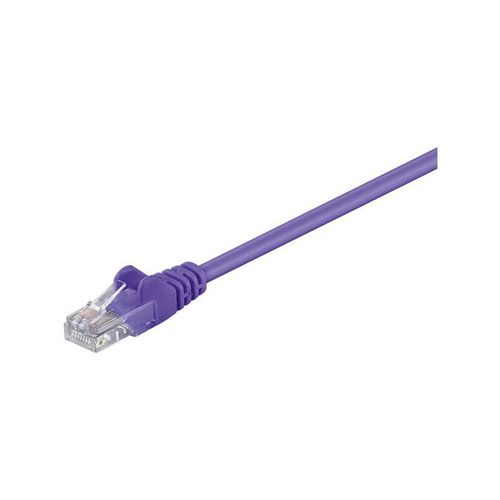 Cat 5e Patchkabel, u/utp - Kupferkaschierter Aluminiumleiter (cca), Violett, 5 m (95240) - Goobay