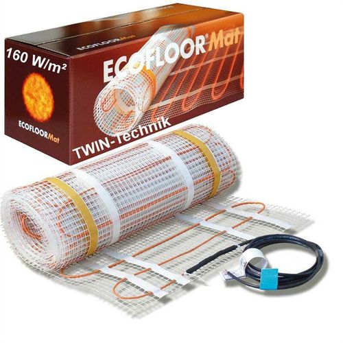 Estexo - Fenix Ecofloor Fussbodenheizung 1 m² elektrisch 160 Watt/m² Heizmatte Heizung