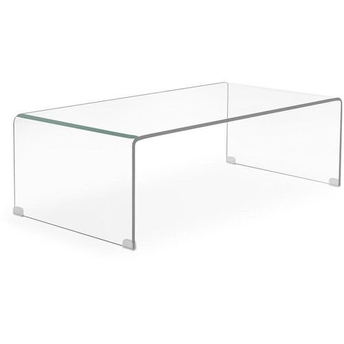 Couchtisch aus transparentem Glas (110x55 cm) Crhis Transparent - Transparent - Sklum