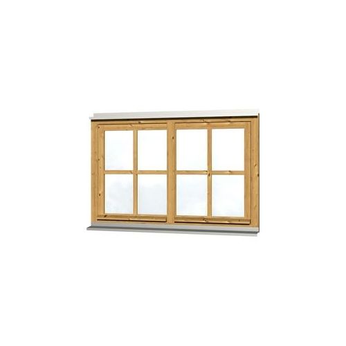 SKAN HOLZ Doppelfenster Rahmenaußenm. 132,4 x 82 cm