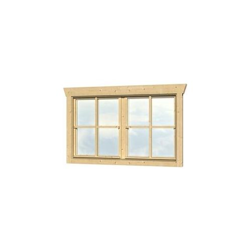 SKAN HOLZ Doppelfenster BxH 2 x 57,5 x 70,5 cm für 28 mm Häuser