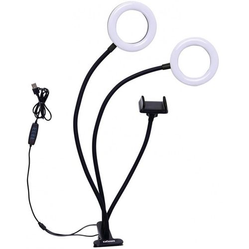 Dörr LED Selfie 2-er Ringlicht SLR-12 Bi-Color