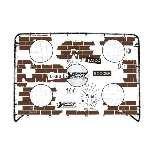 Best Sporting Fußballtor FATZO 213 x 152cm mit Netz und Torwand für Torwandschießen